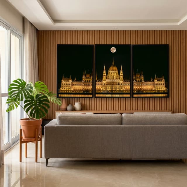 Kit Quadros Decorativos Parlamento Budapeste
