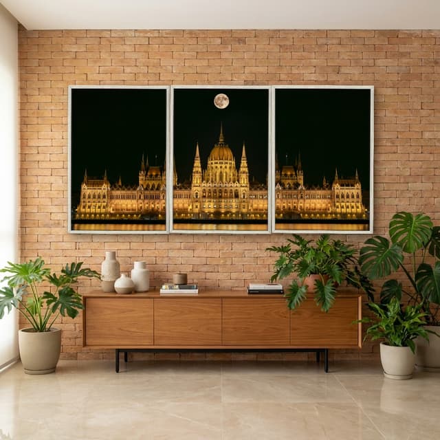 Kit Quadros Decorativos Parlamento Budapeste
