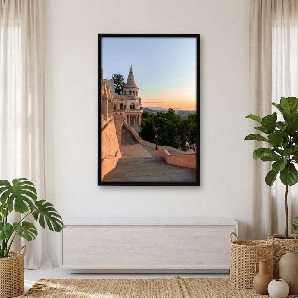 Quadro Decorativo Bastiao Dos Pescadores Budapeste