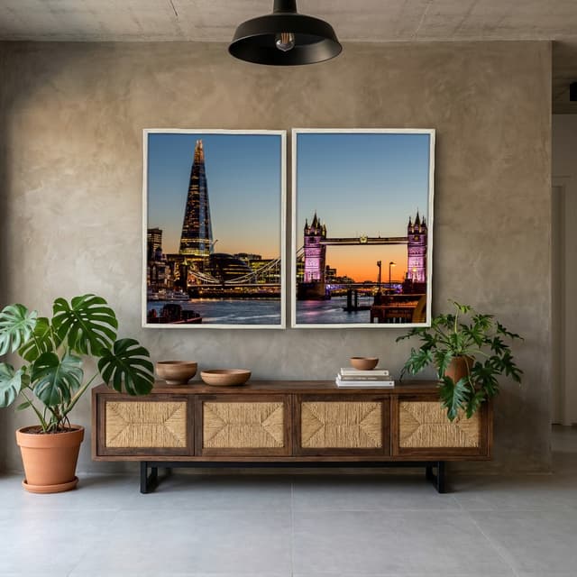 Kit Quadros Decorativos Tower Bridge Londres