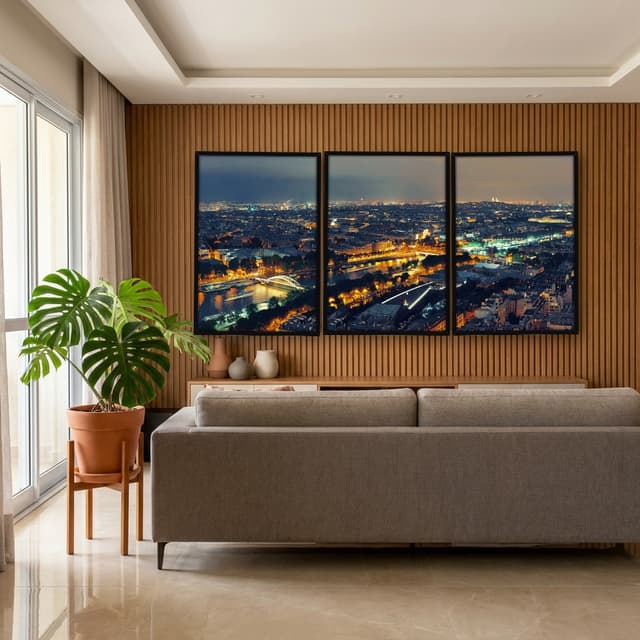 Kit Quadros Decorativos Cidade De Paris