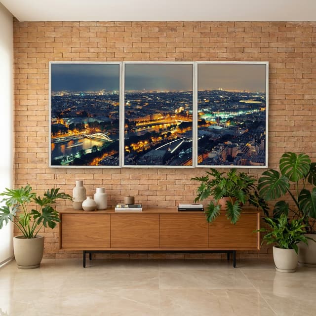 Kit Quadros Decorativos Cidade De Paris