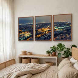Kit Quadros Decorativos Cidade De Paris