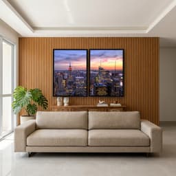 Kit Quadros Decorativos Midtown Nova York