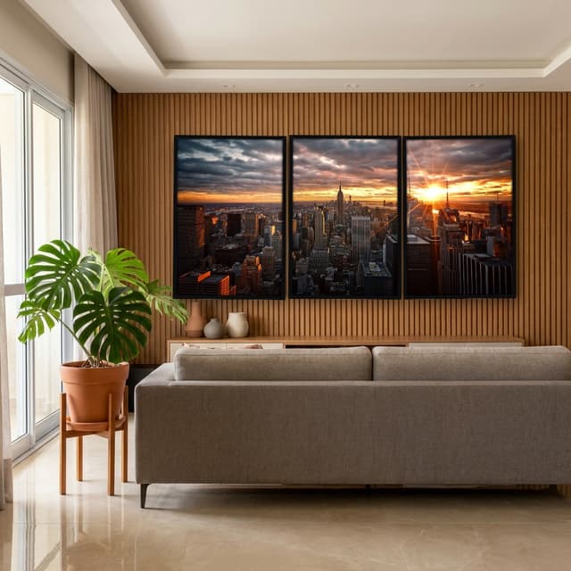 Kit Quadros Decorativos Manhattan Nova York