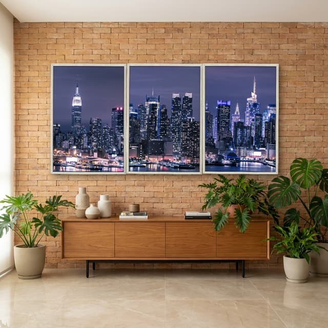 Kit Quadros Decorativos Manhattan Nova York