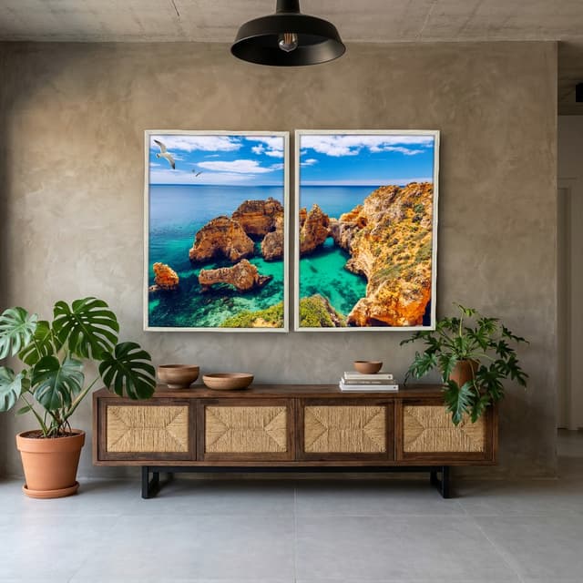 Kit Quadros Decorativos Ponta Da Piedade Portugal