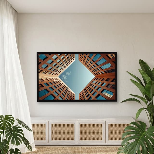 Quadro Decorativo Prédios Que Formam Um Quadrado