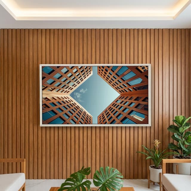 Quadro Decorativo Prédios Que Formam Um Quadrado