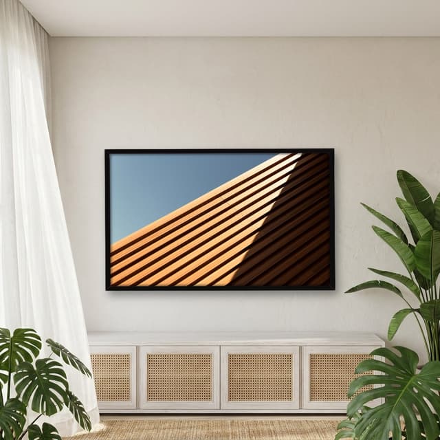 Quadro Decorativo Estrutura De Madeira
