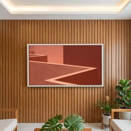 Quadro Decorativo Paredes De Formas Geométricas