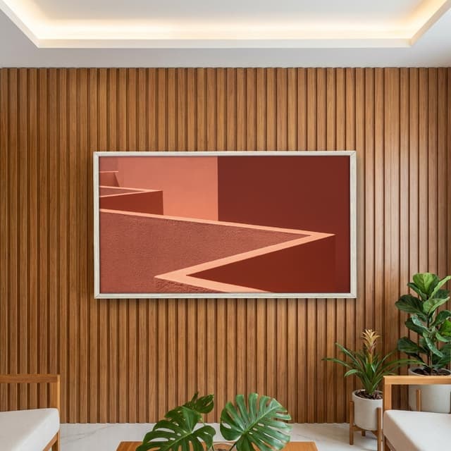 Quadro Decorativo Paredes De Formas Geométricas