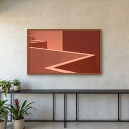 Quadro Decorativo Paredes De Formas Geométricas