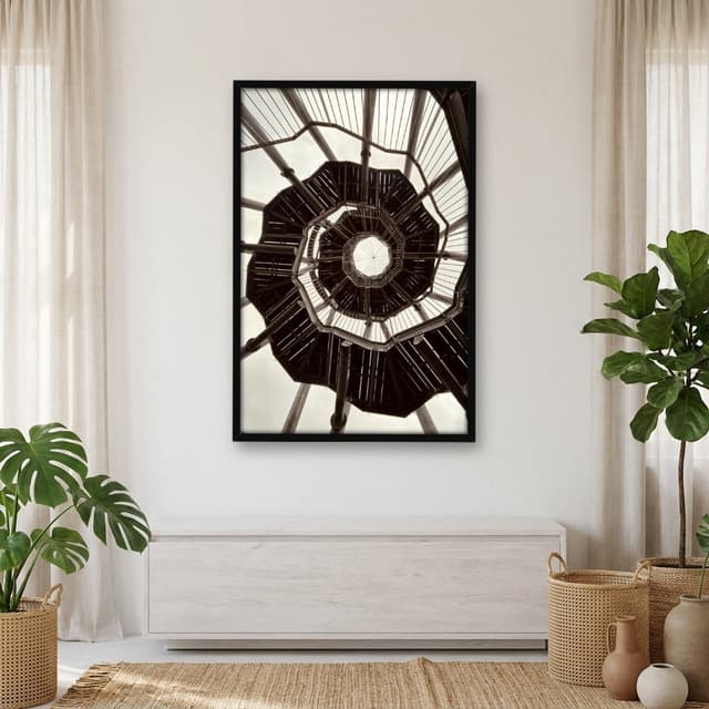 Quadro Decorativo Escada Espiral Conceitual