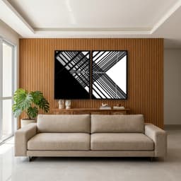 Kit Quadros Decorativos Prédio De Vidro Moderno