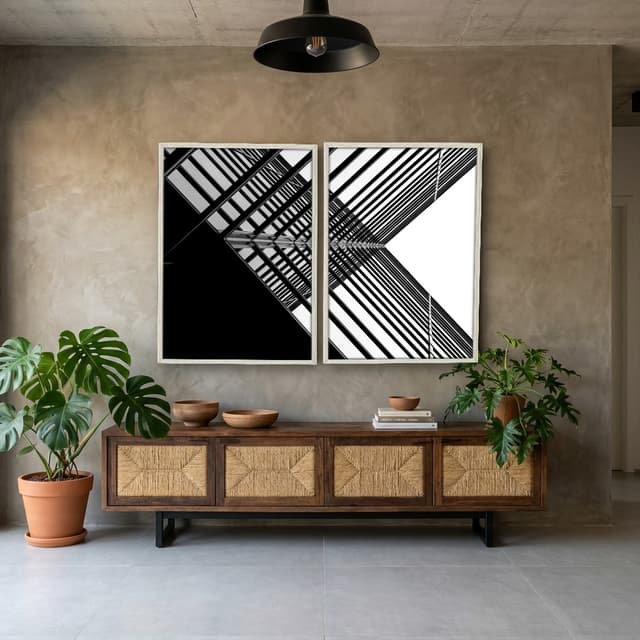 Kit Quadros Decorativos Prédio De Vidro Moderno
