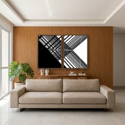 Kit Quadros Decorativos Prédio De Vidro Moderno