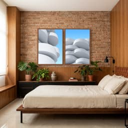 Kit Quadros Decorativos Construção Geométrica