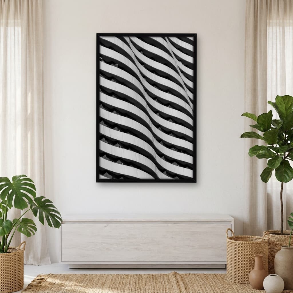 Quadro Decorativo Construção Geométrica