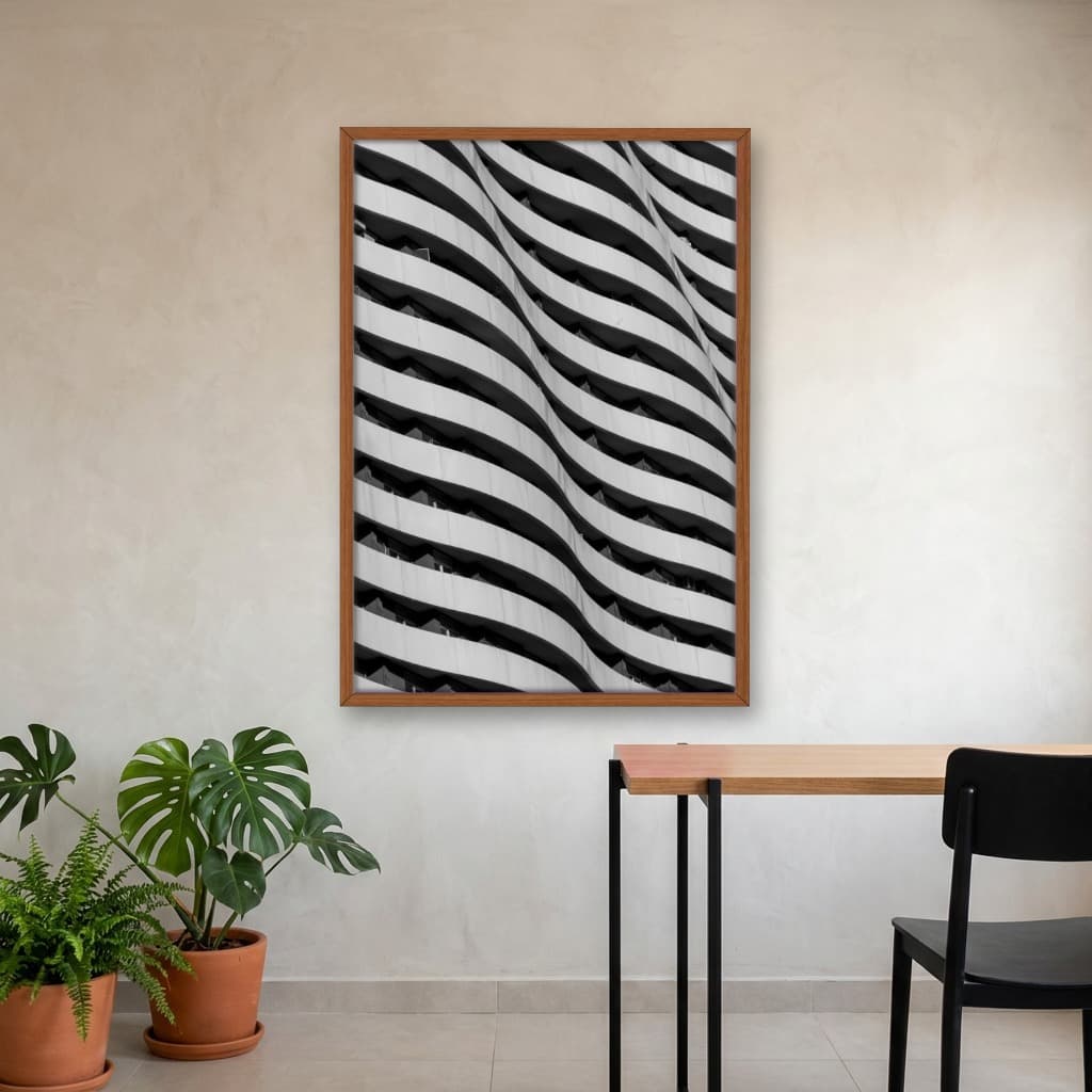 Quadro Decorativo Construção Geométrica