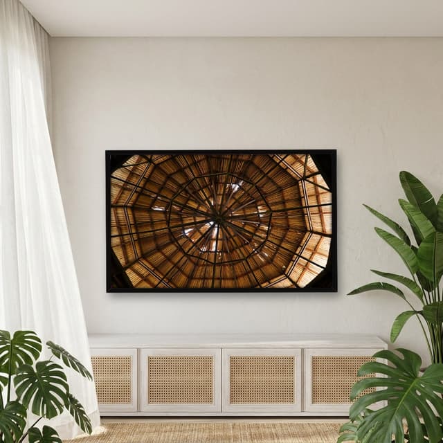 Quadro Decorativo Estrutura De Madeira
