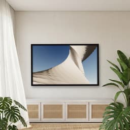 Quadro Decorativo Escultura Espiral Abstrata