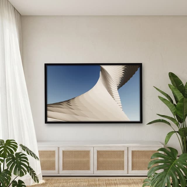 Quadro Decorativo Escultura Espiral Abstrata