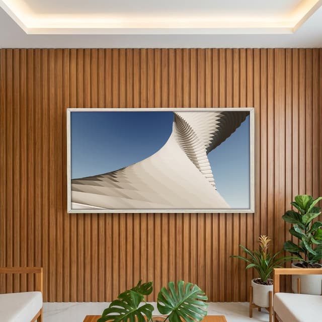 Quadro Decorativo Escultura Espiral Abstrata