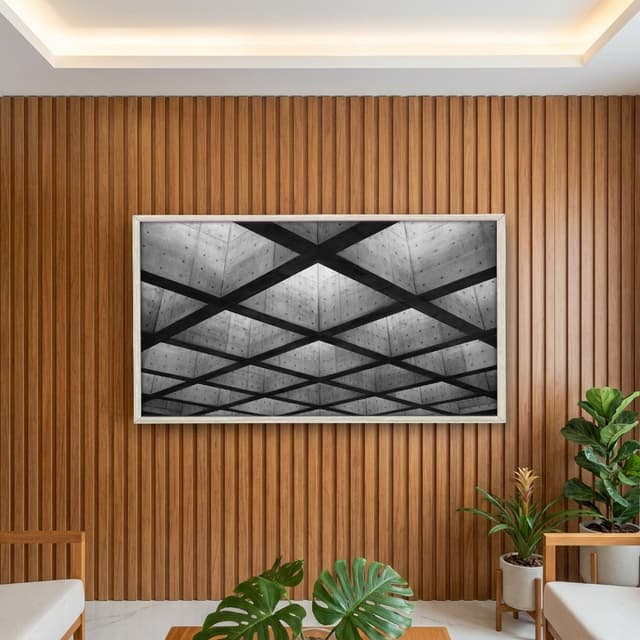 Quadro Decorativo Construção Geométrica