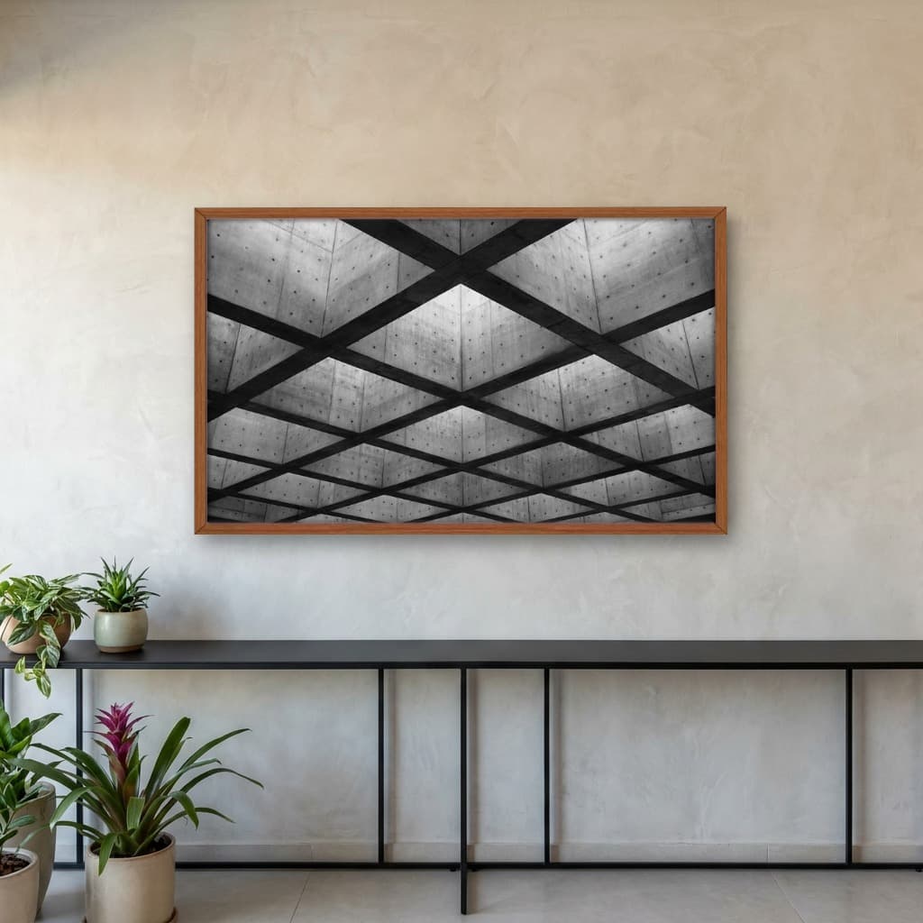 Quadro Decorativo Construção Geométrica