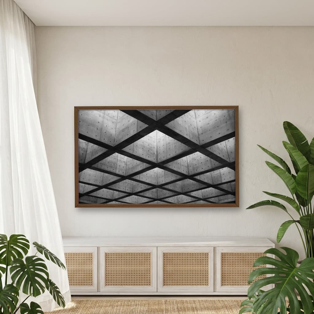Quadro Decorativo Construção Geométrica