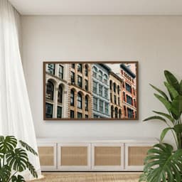 Quadro Decorativo Prédios Antigos Coloridos