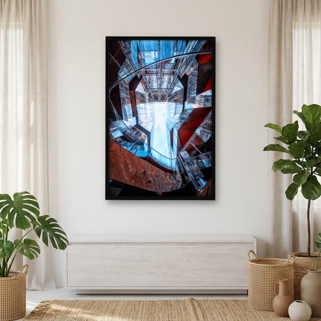 Quadro Decorativo Construção Moderna