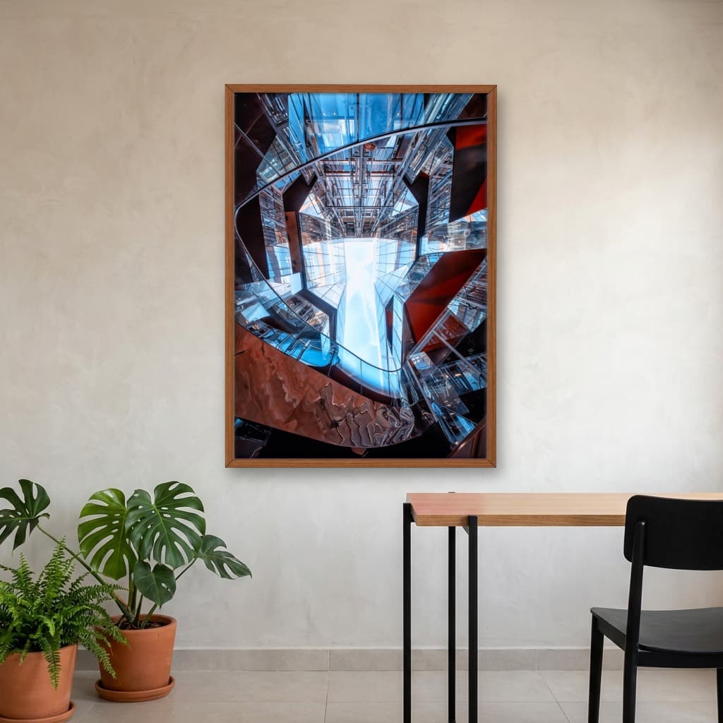 Quadro Decorativo Construção Moderna