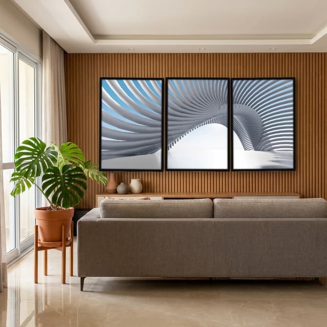 Kit Quadros Decorativos Construção Moderna