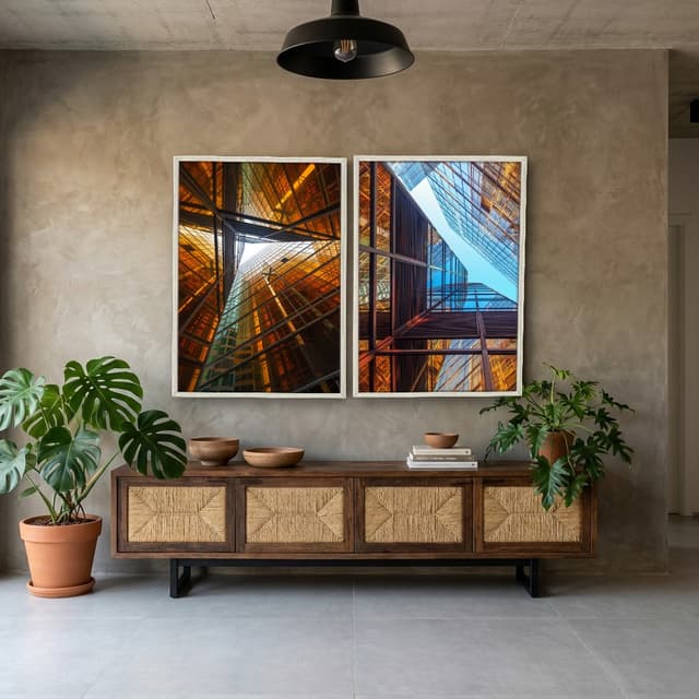 Kit Quadros Decorativos Prédio Moderno