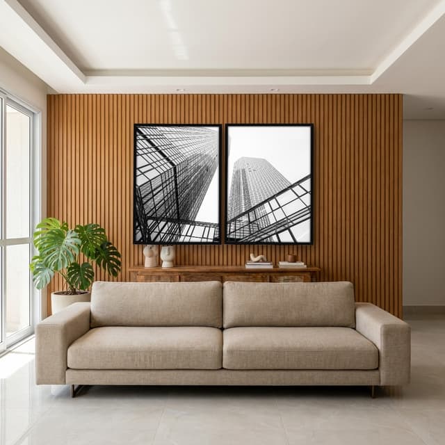 Kit Quadros Decorativos Construção Moderna