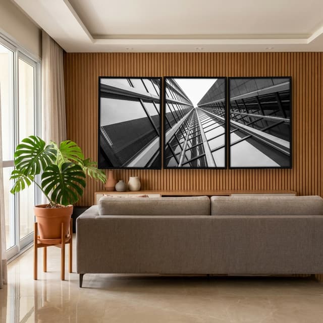 Kit Quadros Decorativos Construção Moderna