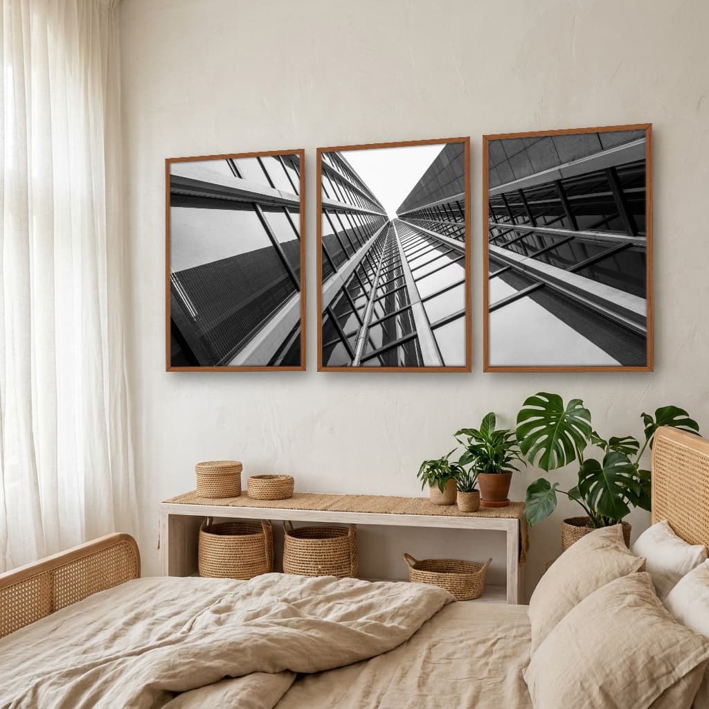 Kit Quadros Decorativos Construção Moderna