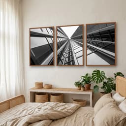 Kit Quadros Decorativos Construção Moderna