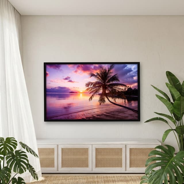 Quadro Decorativo Coqueiro Na Praia