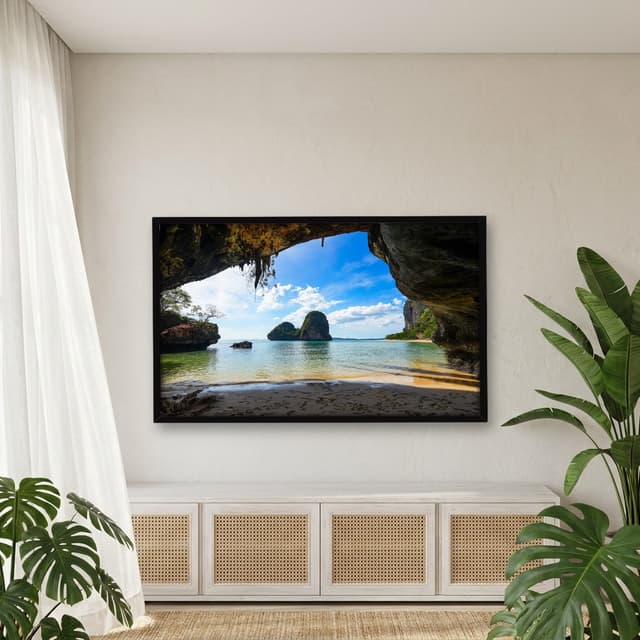 Quadro Decorativo Cavernas De Frente Ao Mar