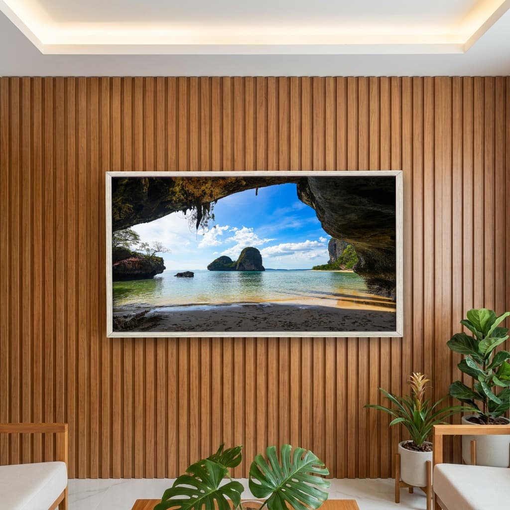 Quadro Decorativo Cavernas De Frente Ao Mar