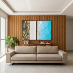 Kit Quadros Decorativos Estrada Com Vista Para O Mar