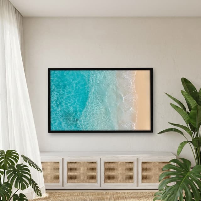 Quadro Decorativo Mar Na Areia