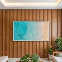 Quadro Decorativo Mar Na Areia