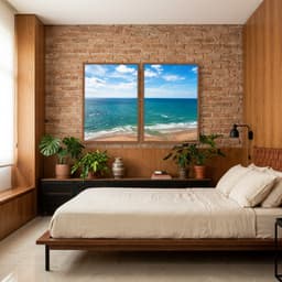 Kit Quadros Decorativos Mar Com Céu Azul