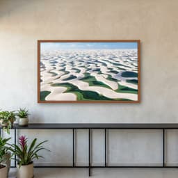 Quadro Decorativo Dunas De Areia Branca