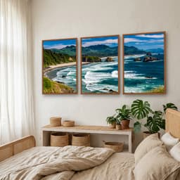Kit Quadros Decorativos Mar
