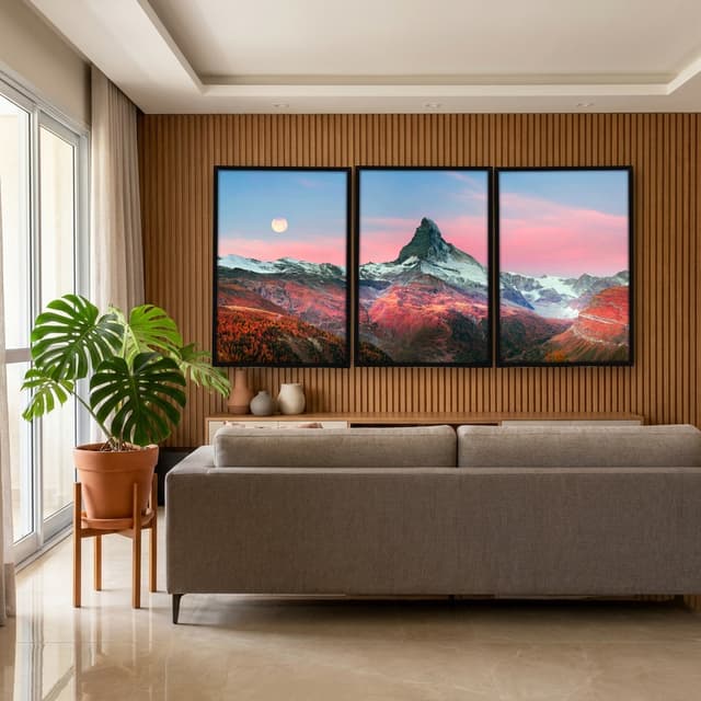Kit Quadros Decorativos Montanha